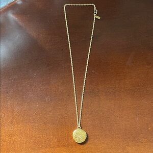 Electric Picks Gold Pendant Necklace